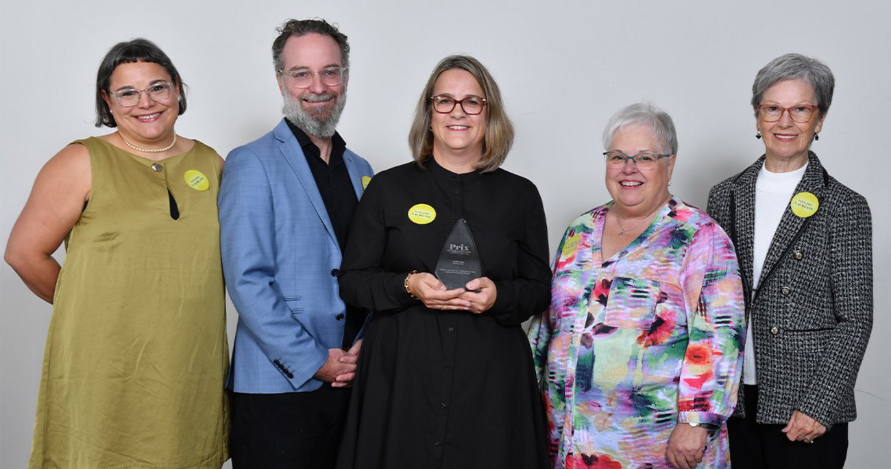 Équipe lauréate du Prix d'excellence - EmiliA - LIPPA