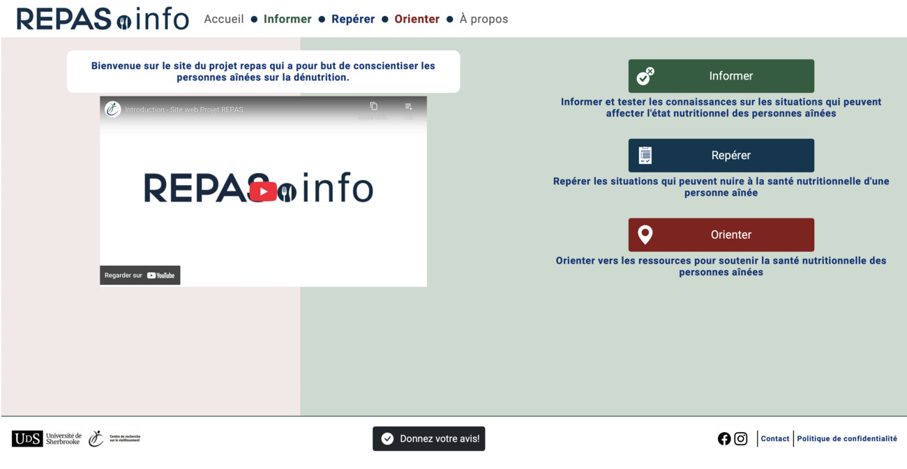 Plateforme REPAS.info